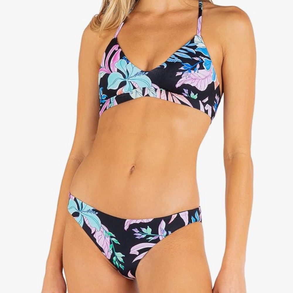 Hurley Women's Standard Bikini Bottom, Lost Paradise NWT